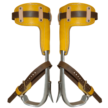 Aluminium climbers fitted with 140D pads