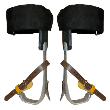 Aluminium climbers fitted with 150V pads
