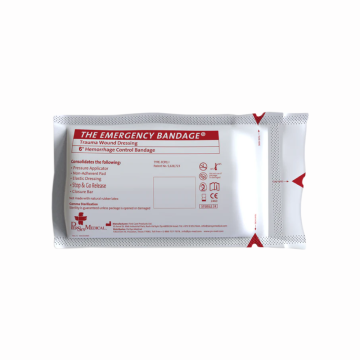 Civilian Emergency Care Bandage 6" Wound Pad With Pressure Bar