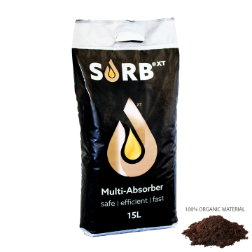 SORB XT 15L Bag Organic Binder - Absorbs 9.2l