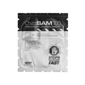 SAM ChitoSAM 100 - Single 4" x 4" (10cm x 10cm)