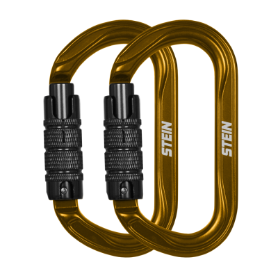 SECURA OVAL Aluminium - Gold - Twin Pack