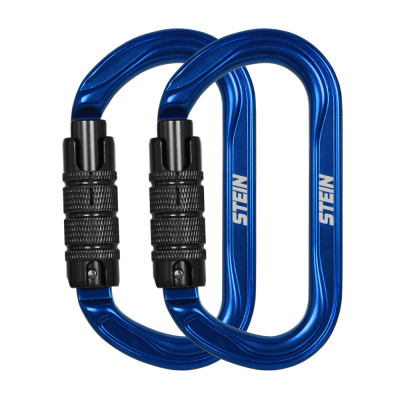SECURA OVAL Aluminium - Blue - Twin Pack