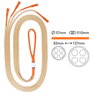 YaleGrip 57mm / 12.2m (Marine Coated)